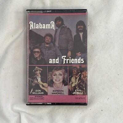 Alabama and Friends (1985 Vintage Cassette Tape) Barbara Mandrel Carl Perkins - Image 1 of 4