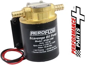 AEROFLOW Electric Oil Transfer/Scavenge Gear Pump AF49-1200 - Picture 1 of 3