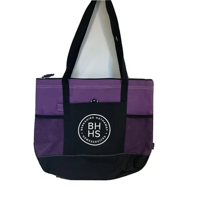 Bolso de Mano BHHS Berkshire Hathaway Home Services Negro y Morado Foto 1 de 4