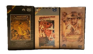 Videovisa Indiana Jones Trilogy Mexican Spanish Subtitles Lucasfilm Harrison For - Picture 1 of 4