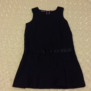 Nautica School Uniform Dress Size M 5 Regular Sleeveless Girls Jumper - Picture 1 of 4