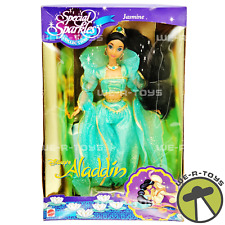 Disney's Aladdin Special Sparkles Jasmine Doll 1994 Mattel No. 11922 NRFB