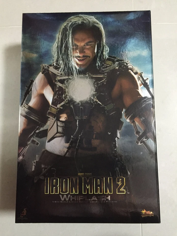 Hot Toys Iron Man 2 Action Figure 1/6 Whiplash MMS121 Genuine ES Aq1243