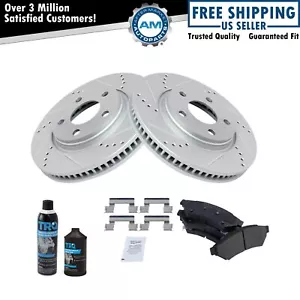 Performance Brake Rotor & & Metallic Pad Front Kit w/Chemicals - Picture 1 of 4