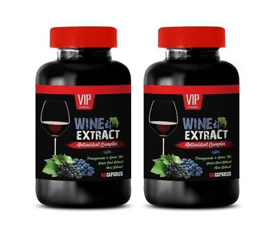 antioxidant pills - WINE EXTRACT COMPLEX - resveratrol skin care 2B - Image 1 of 4