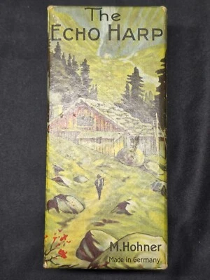 Trémolo vintage HOHNER armónica ECHO ARPA C/G 54/64 Alemania - con caja original Foto 1 de 4