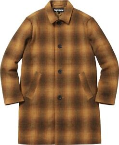 Supreme Overcoat Coats, Jackets & Vests Wool Outer Shell for Men 