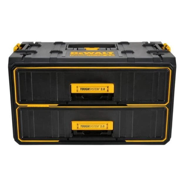 Dewalt ToughSystem 2.0 2 Drawers Tool Box - Multicolor (DWST08320)