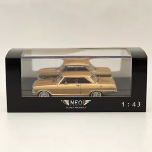 NEO 1/43 Chevrolet Nova SS 1963 Gold Resin Models Car Colllection - Picture 1 of 6