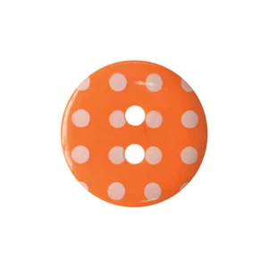 Polka Dot Round Dotty Fine Style Craft Buttons All Sizes Choice Of Colours - Picture 1 of 19