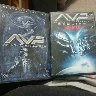 Lot-2 DVD-Alien vs. Predator/Requiem-Unrated Editions-3 discs-Fox-sci-fi - Image 1 of 4