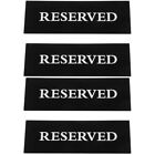 4 Pcs Reservation Signs for Chairs Reserved Table Wedding Booking Signage
