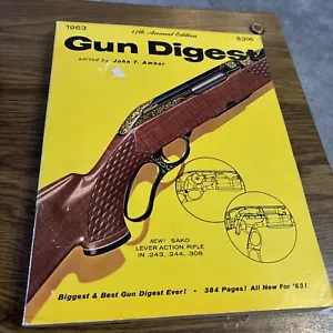 Gun Digest 1963 17th Anniversary Deluxe Edition, John T Amber - Picture 1 of 6