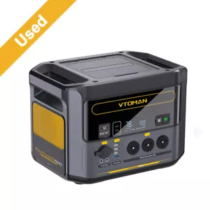 VTOMAN 1500W Portable Power Station 1548Wh Solar Home Backup Battery Used - Picture 1 of 9