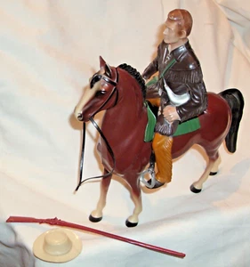 HARTLAND JIM BOWIE HORSE & RIDER FIGURE SET WITH RIFLE 1950s ORIGINAL - Picture 1 of 4