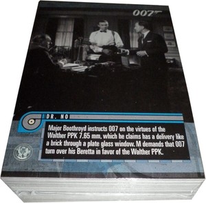 Rittenhouse James Bond 007 Mission Logs Complete 66 Card Basic Set