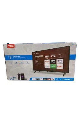 TCL 32S335 32” Class 3-Series 720P HD LED Roku Smart TV - Image 1 of 3