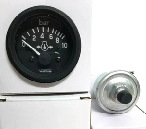 KIT MANOMETRO PRESSIONE OLIO ELETTRICO CON SENSORE / UNIVERSALE PER 24V (52mm) - Bild 1 von 4
