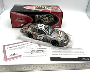 NEW Dale Earnhardt Jr Autographed 2007 Budweiser 1:24 Camo SS 1 of 2508 NASCAR - Picture 1 of 19
