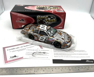 NEW Dale Earnhardt Jr Autographed 2007 Budweiser 1:24 Camo SS 1 of 2508 NASCAR - Image 1 of 4