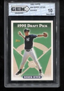 Derek Jeter RC 1993 Topps #98 New York Yankees Rookie GEM MINT 10 - Bild 1 von 2