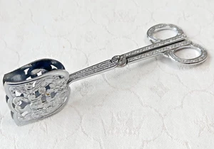 Swedish ornate design cake tongs - Picture 1 of 8