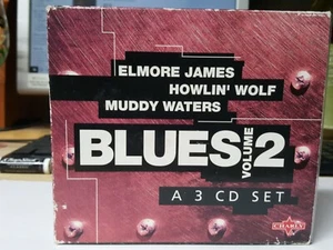 Elmore James Howlin' Wolf Muddy Waters 3 CD Set 1994 Charly Records Blues Vol 2 - Foto 1 di 11