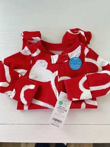 Carters Sleep And Play Valentine’s Day hearts newborn - Picture 1 of 4