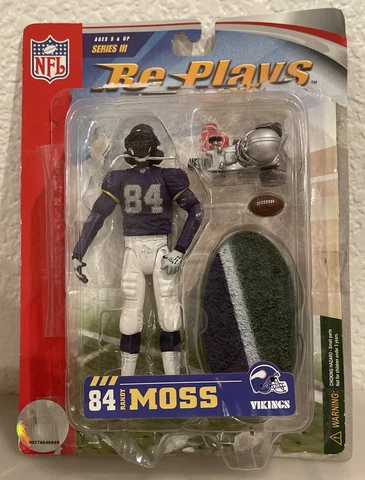 NFL Re-Plays Series III Vikings #84 Randy Moss Action Figure Cover
