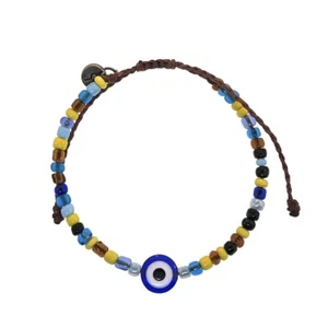 Evil Eye Armband Handarbeit verstellbar für Herren und Damen wasserdicht - Bild 1 von 4