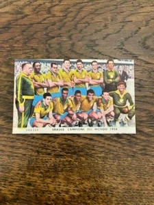 Lampo World Cup Chile 1962 Pele' Brasil Winning Team 1958  as in Pic rookie  - Picture 1 of 4