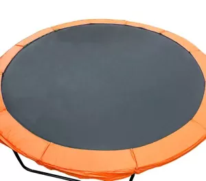 6ft Trampoline Replacement Safety Spring Pad Round Cover Orange - Picture 1 of 8