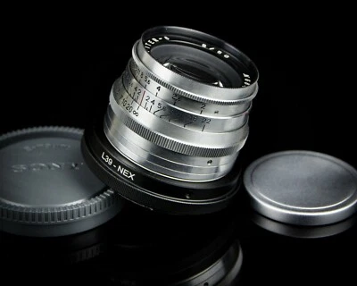 JUPITER - 8 Soviet Lens 50mm f/2 Copy Sonnar Mount M39 - Sony Nex E-mount - Image 1 of 4