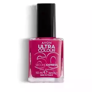Avon Ultra Colour 60 Second Express Nail Enamel Fun & Fuchsia and Pink Varnish - Picture 1 of 1