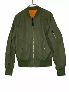 Vintage Alpha Industries MA-1 Jacket Size Small Flyers Bomber Intermediate - Picture 1 of 12