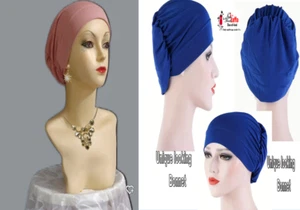 Pretty  Bonnet Chemo Cancer Hat Hair Loss  Head Wrap Color / move/Pink - Picture 1 of 8