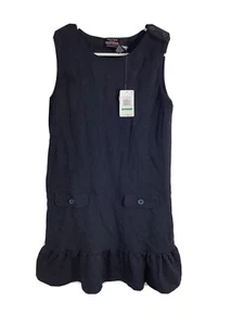 Nautica Girls Size 12/14 Navy Blue School Uniform Dress NEW $36 - Picture 1 of 6