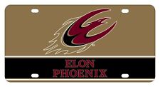 Elon University Phoenix Full Color Team Logo Mini License Plate