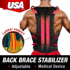 Posture Corrector Vest Back Brace For Women And Men Good Back Corset S-4XL - Picture 1 of 12