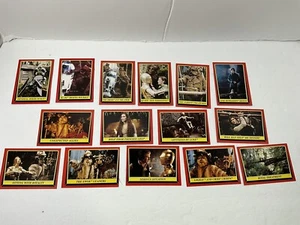 STAR WARS RETURN OF THE JEDI MOVIE 1983 TOPPS TRADING CARDS LOT OF 15 - Picture 1 of 7