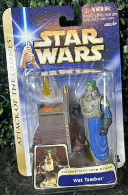 Star Wars Attack of the Clones Wat Tambot 2003 NUEVO Geonosis War Room Foto 1 de 4