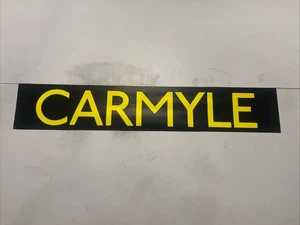 CARMYLE - Hamilton Depot 289 Scottish Bus Destination Blind 36” - Picture 1 of 12