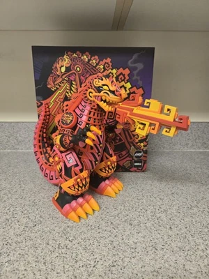 Mondo Godzilla Burning Variant Edition Vinyl Figure Urban Aztec Limited Edition - Image 1 of 4