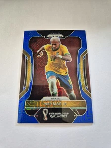 Panini Prizm World Cup Qatar 2022 - Neymar Jr /75 - Blue Mojo Prizm - Brasilien - Bild 1 von 8