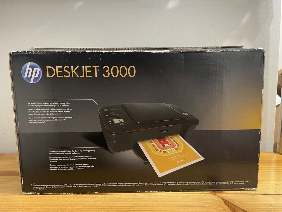 HP DeskJet 3000 Standard Wireless Inkjet Printer J310A NEW In Box Complete - Image 1 of 4