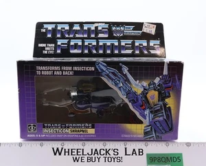 Figura de acción Shrapnel G1 Transformers Hasbro 1985 cinta sin usar, en caja sellada sin color BRK - Imagen 1 de 6