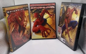 Marvel Spider-Man Collection Lot Set 1-3 [DVD] Tobey McGuire Sony Pictures VG++ - Picture 1 of 22