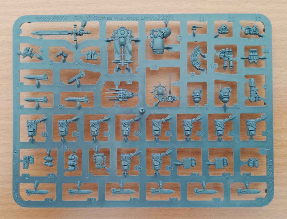 GAMES WORKSHOP WARHAMMER - THE HORUS HERESY - TACTICAL SQUAD COMMAND SPRUE