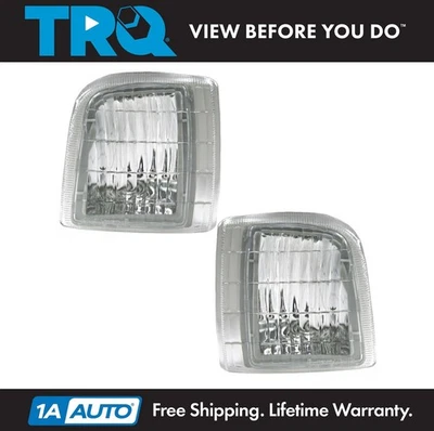 TRQ Corner Marker Light Set Fits 1995-2005 Chevrolet Astro GMC Safari - Image 1 of 4