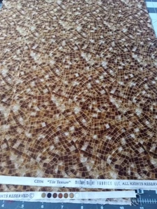 2 PCs Cotton Quilt Fabric Tile Texture Michael Miller 10*42" Each - Picture 1 of 6
